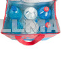Термосумка, сумка-холодильник 32х20х35 см 22 л Sannen Cooler Bag Красно-синяя DT4244